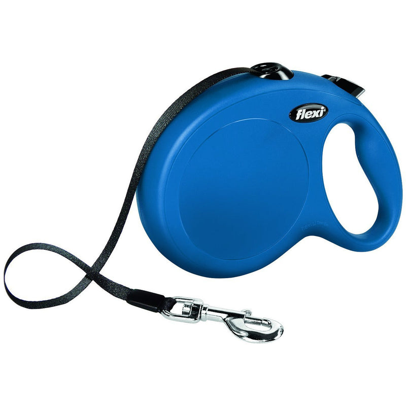 11732 flexi New CLASSIC, tape leash, L: 8 m, blue