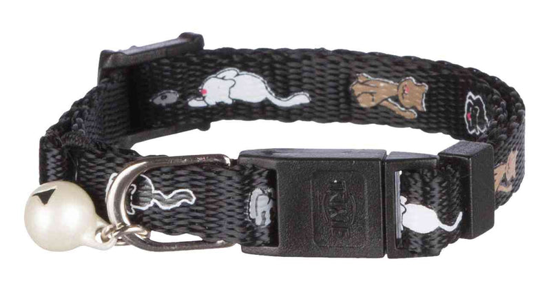 4178 Junior cat collar, cat motif,