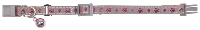 41685 Junior kitten collar, reflective, flower motif,