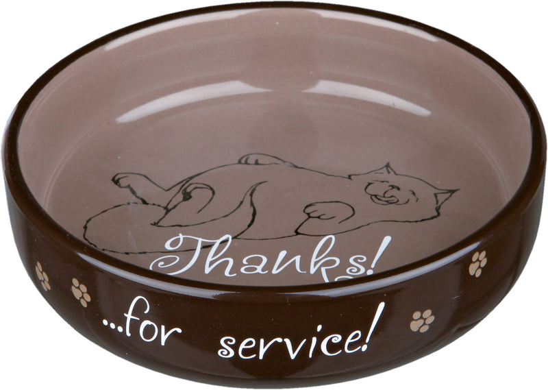 24795 Cat bowl for short-nosed breeds, ceramic, 0.3 l/-Â· 15 cm