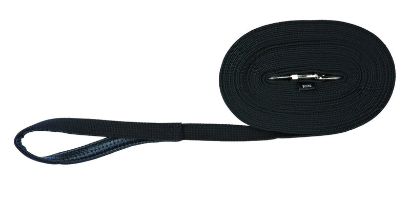 19921 Tracking leash, flat strap, 15 m/20 mm, black