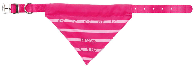 30912 Nylon collar with neckerchief, S-M: 30-38 cm/20 mm, fuchsia