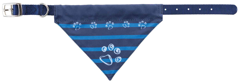 30924 Nylon collar with neckerchief, M-L: 43-55 cm/25 mm, indigo