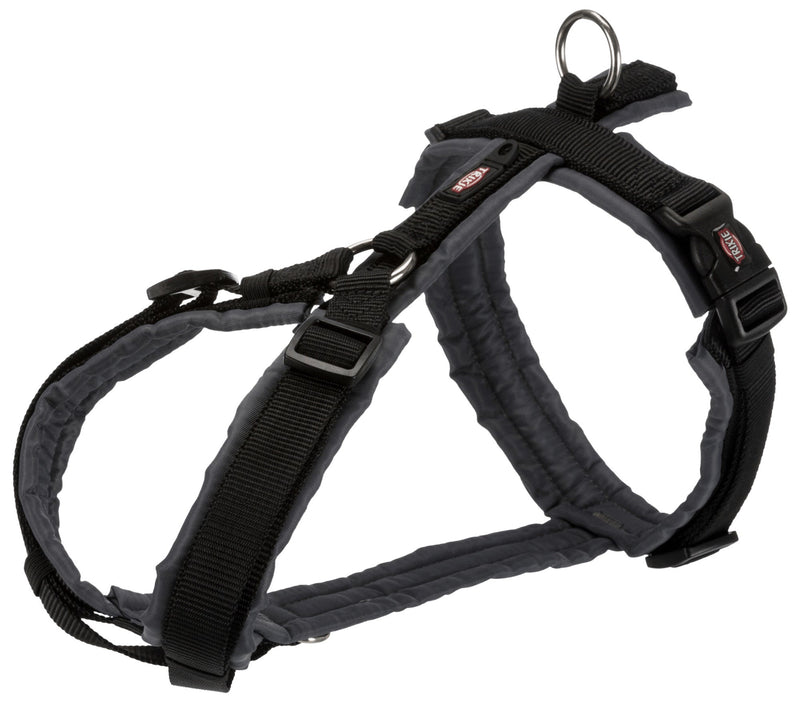 1997401 Premium trekking harness, L: 70-85 cm/25 mm, black/graphite