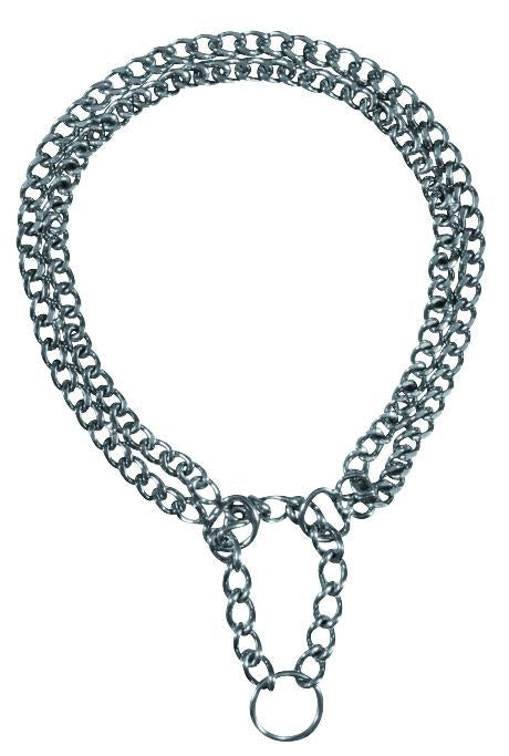 2246 Semi-choke chain, double row, chromed, 60 cm/2.5 mm