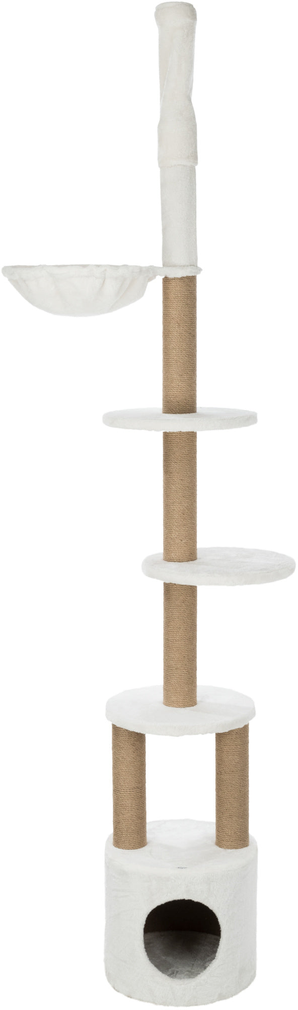 44072 Aurelio scratching post, floor to ceiling, 220-250 cm, WHT