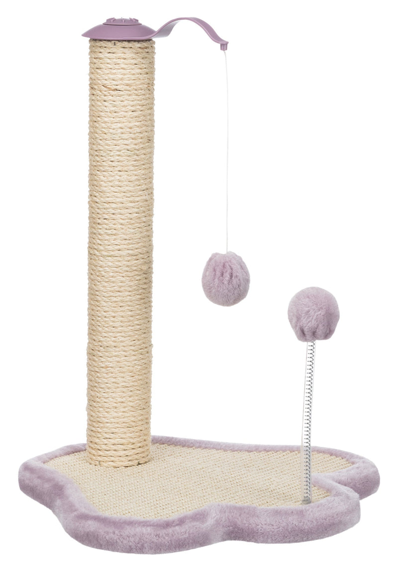 42931 Junior scratching paw with post, 40 x50 x38 cm, light lilac/natural