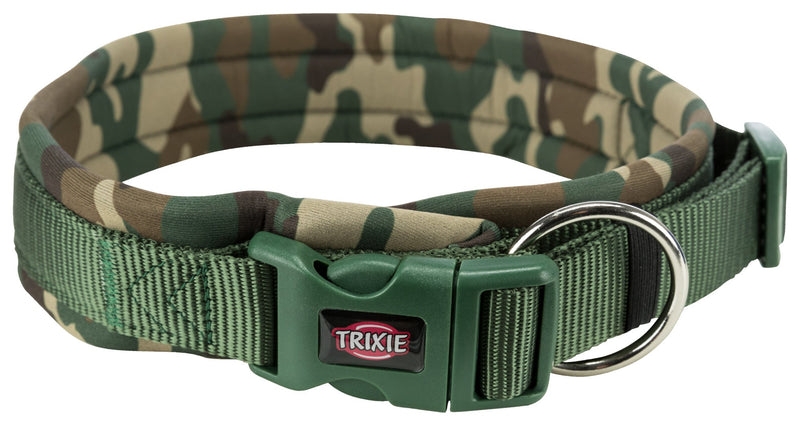 1988623 Premium collar, neoprene padded, LXL: 5662 cm/25 mm, camouflage/forest