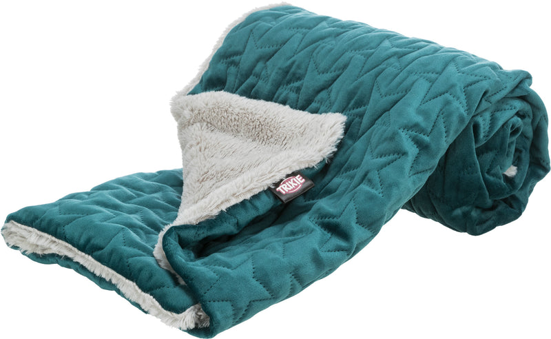 92722 Estelle blanket, green/grey