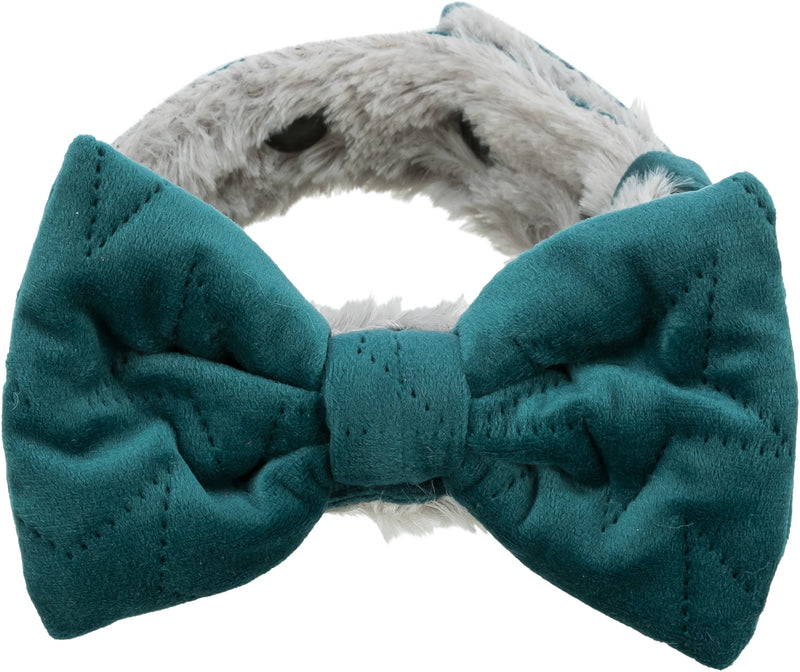 927312 Xmas collar with bow, M-L: 40-55 cm/40 mm