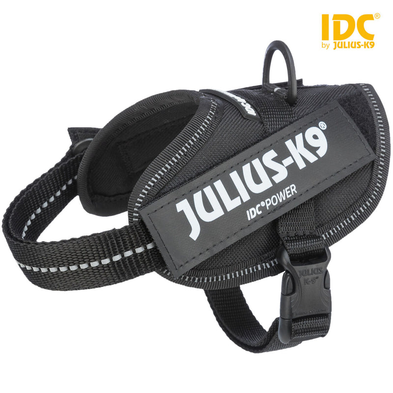 14811 Julius-K9 IDC Powerharness, Baby 2/XS–S: 33–45 cm/18 mm, black