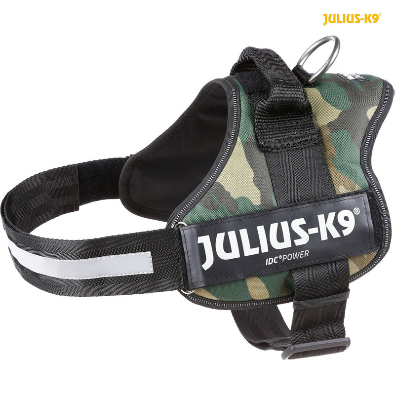 150621 Julius-K9 Powerharness, 3/XL-XXL: 82-116 cm/50 mm, camouflage