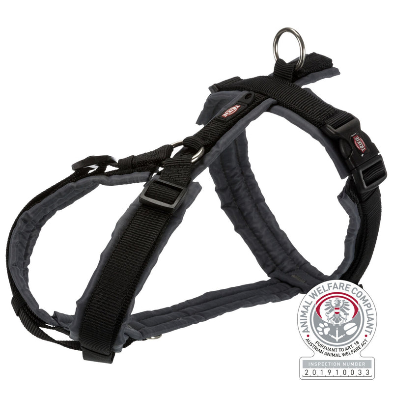 1996901 Premium trekking harness, XS-S: 32-38 cm/13 mm, black/graphite