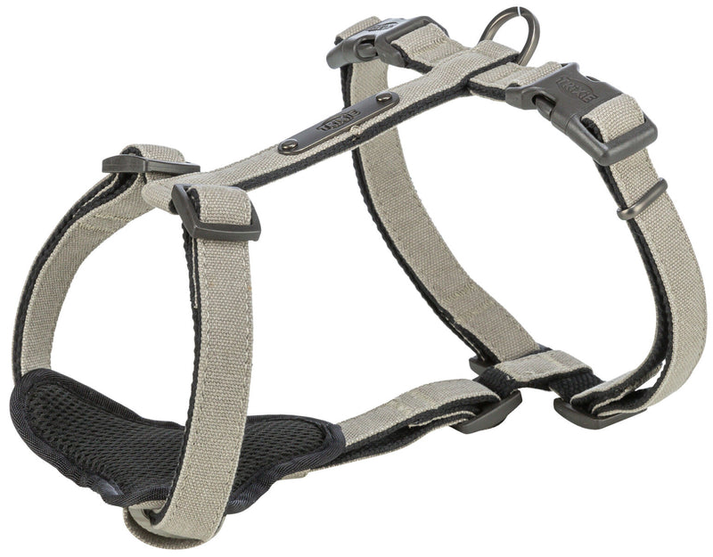 1969819 CityStyle H-harness, cotton, M-L: 52-75 cm/20 mm, light grey