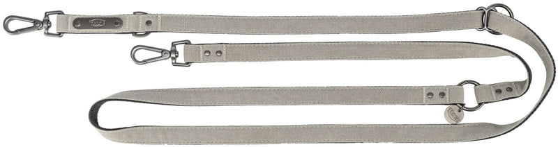 1970219 CityStyle V-Lead, cotton, S-M: 2.00 m/13 mm, light grey