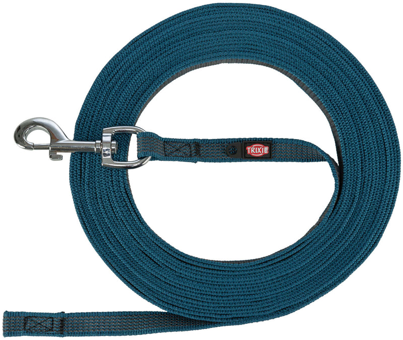 197898 Tracking lead, rubberised, L-XL: 10 m/17 mm, petrol