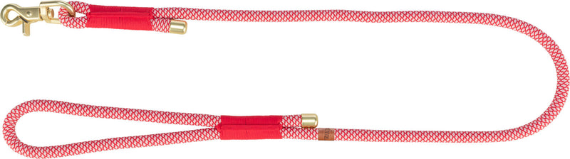 1985003 Soft Rope lead, XS-S: 1.20 m/diam 6 mm, red/cream