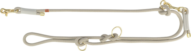 1985319 Soft Rope adjustable lead, L-XL: 2.00 m/diam 13 mm, grey/light grey