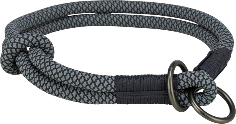 1984201 Soft Rope semi-choke, XS: 25 cm/diam 6 mm, black/grey