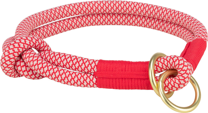 1984203 Soft Rope semi-choke, XS: 25 cm/diam 6 mm, red/cream