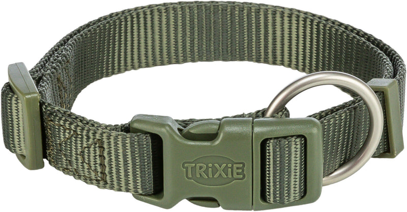 201533 Premium collar, S-M: 30-45 cm/15 mm, olive green