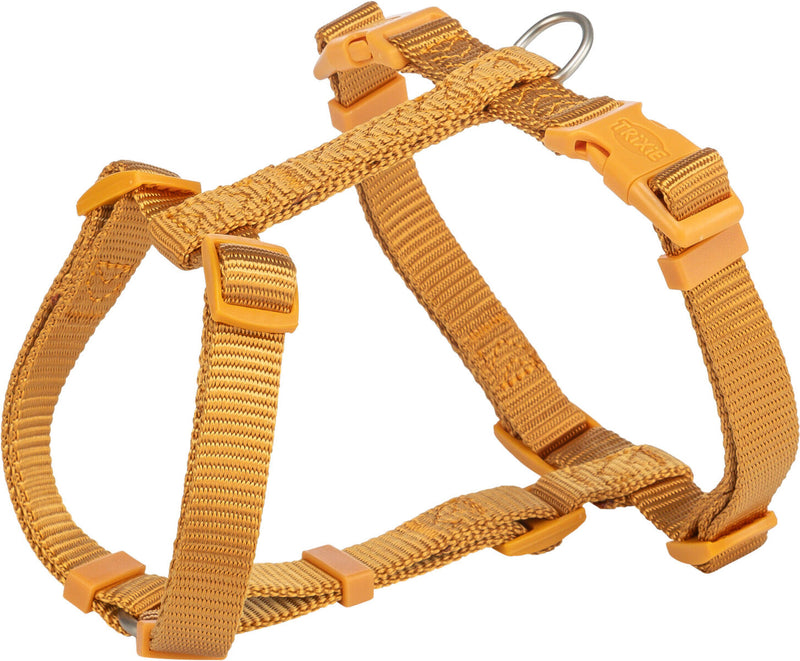 203529 Premium H-harness, L-XL: 75-120 cm/25 mm, curry