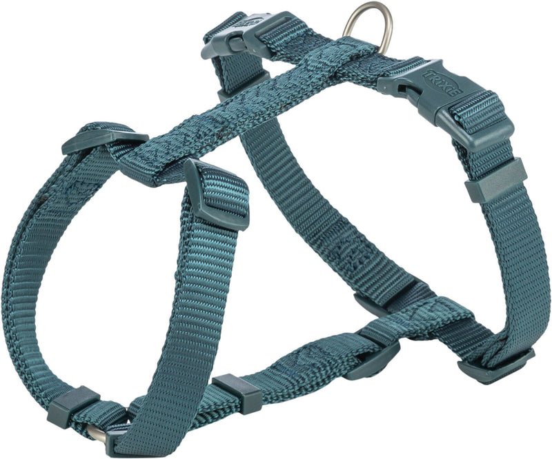 203232 Premium H-harness, XS-S: 30-44 cm/10 mm, petrol