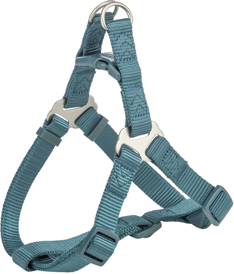 204532 Premium One Touch harness, M: 50-65 cm/20 mm, petrol