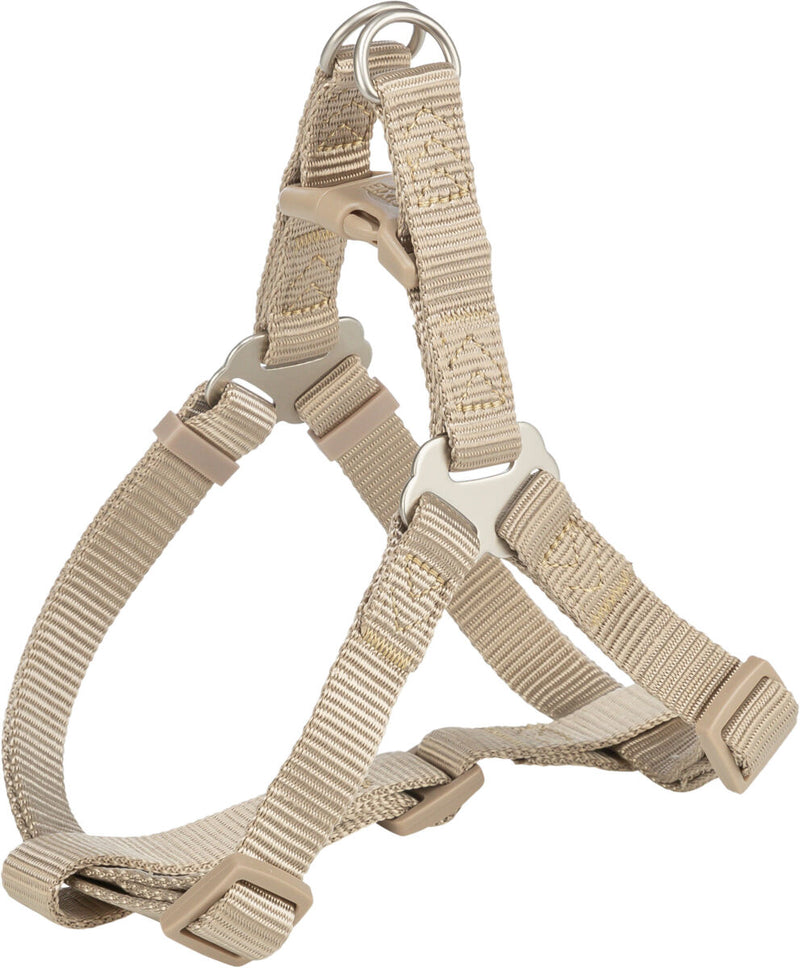 204536 Premium One Touch harness, M: 50-65 cm/20 mm, sand