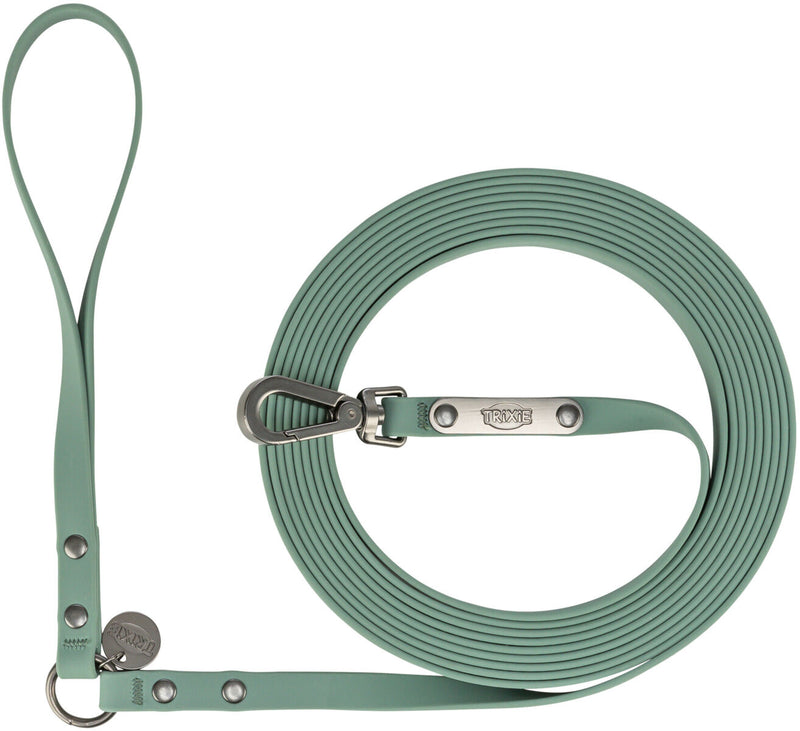 2073319 CityStyle tracking lead, PVC, S-M: 5 m/13 mm, sage