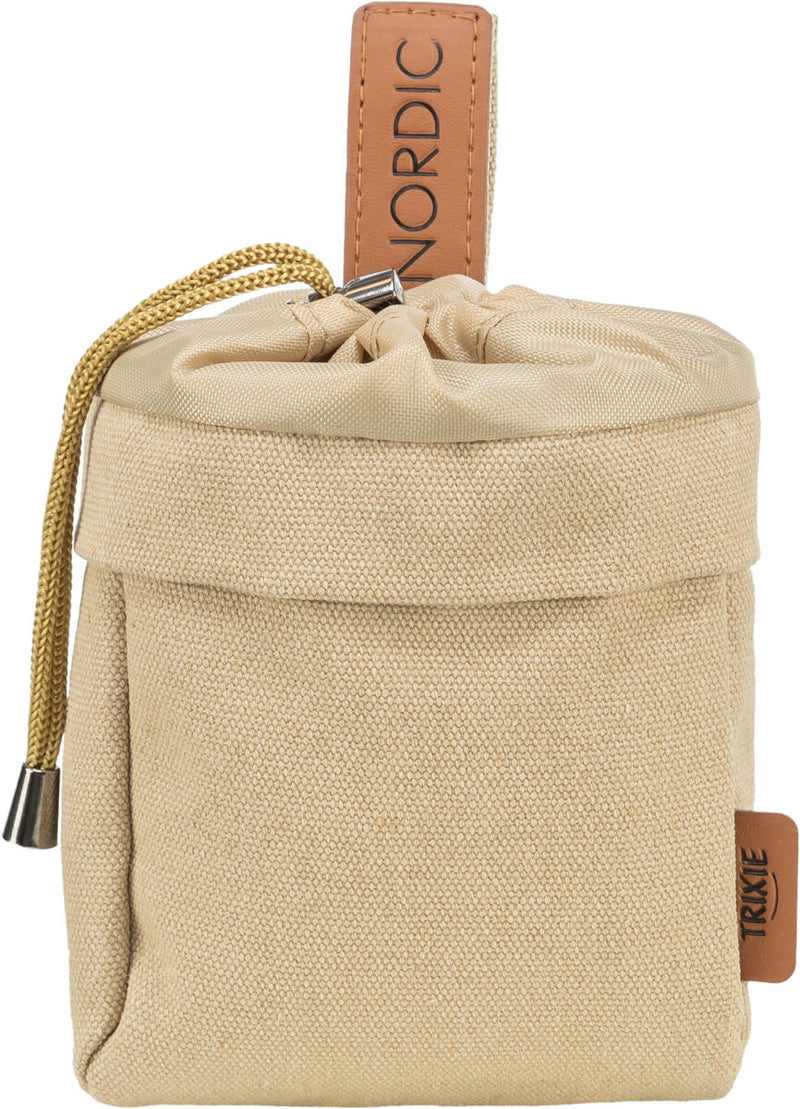 32293 BE NORDIC snack bag, diam 10 x 14 cm, sand