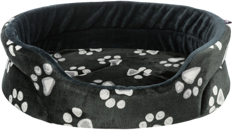 36634 Jimmy bed, oval, 75 x65 cm, black