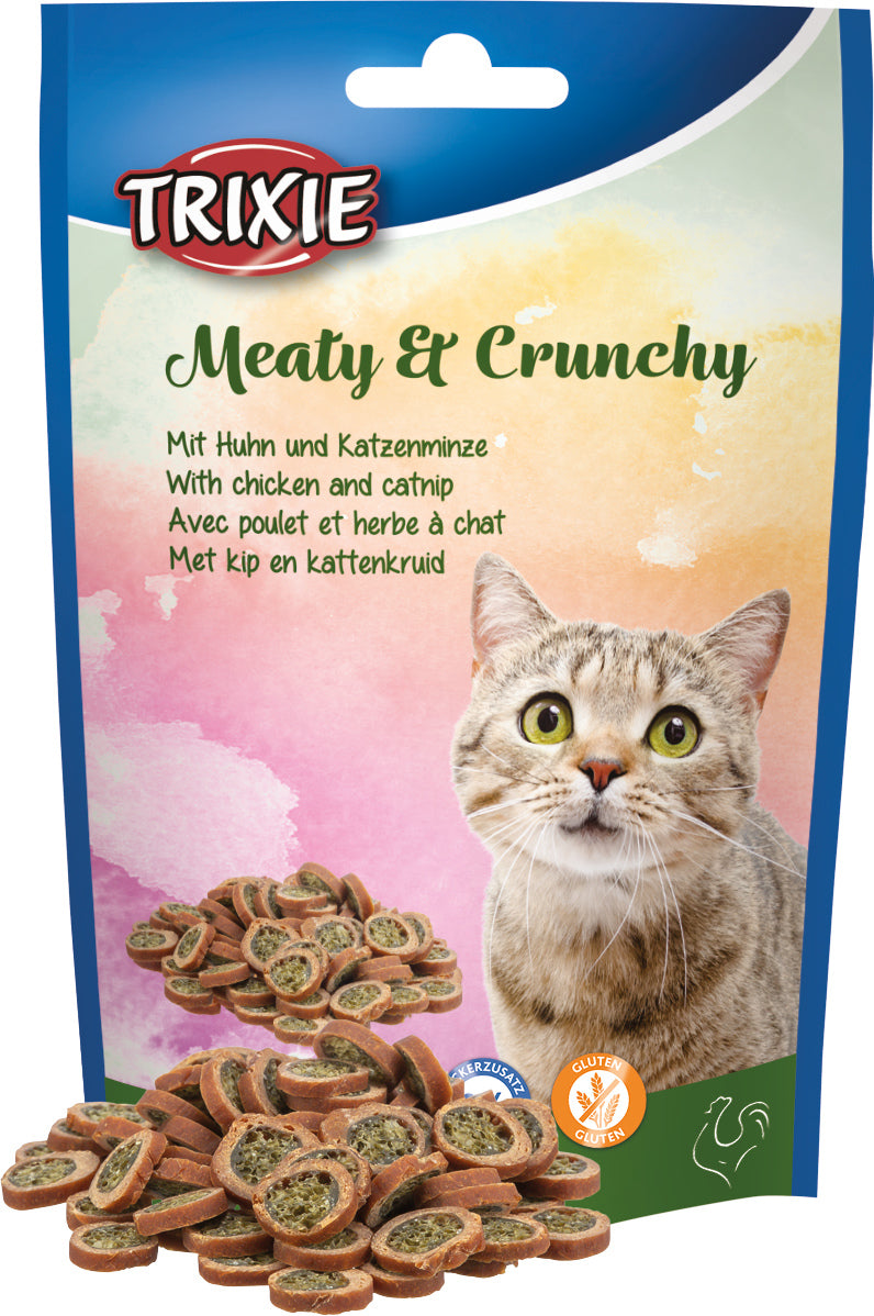 42673 Meaty & Crunchy with chicken and catnip, 50 g