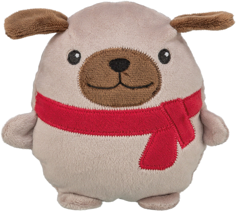 92600 Xmas dog, plush, 16 cm