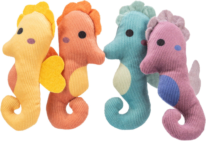 45684 Hippocampus, plush, catnip, 11 cm