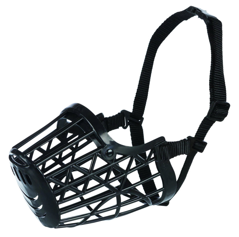 17605 Muzzle, plastic, M-L, black