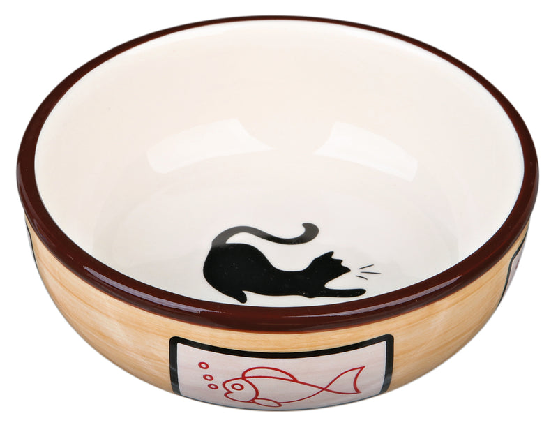 24658 Ceramic bowl, cat, 0.35 l/diam. 13 cm