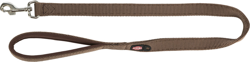 200326 Premium leash, L-XL: 1.00 m/25 mm, hazelnut